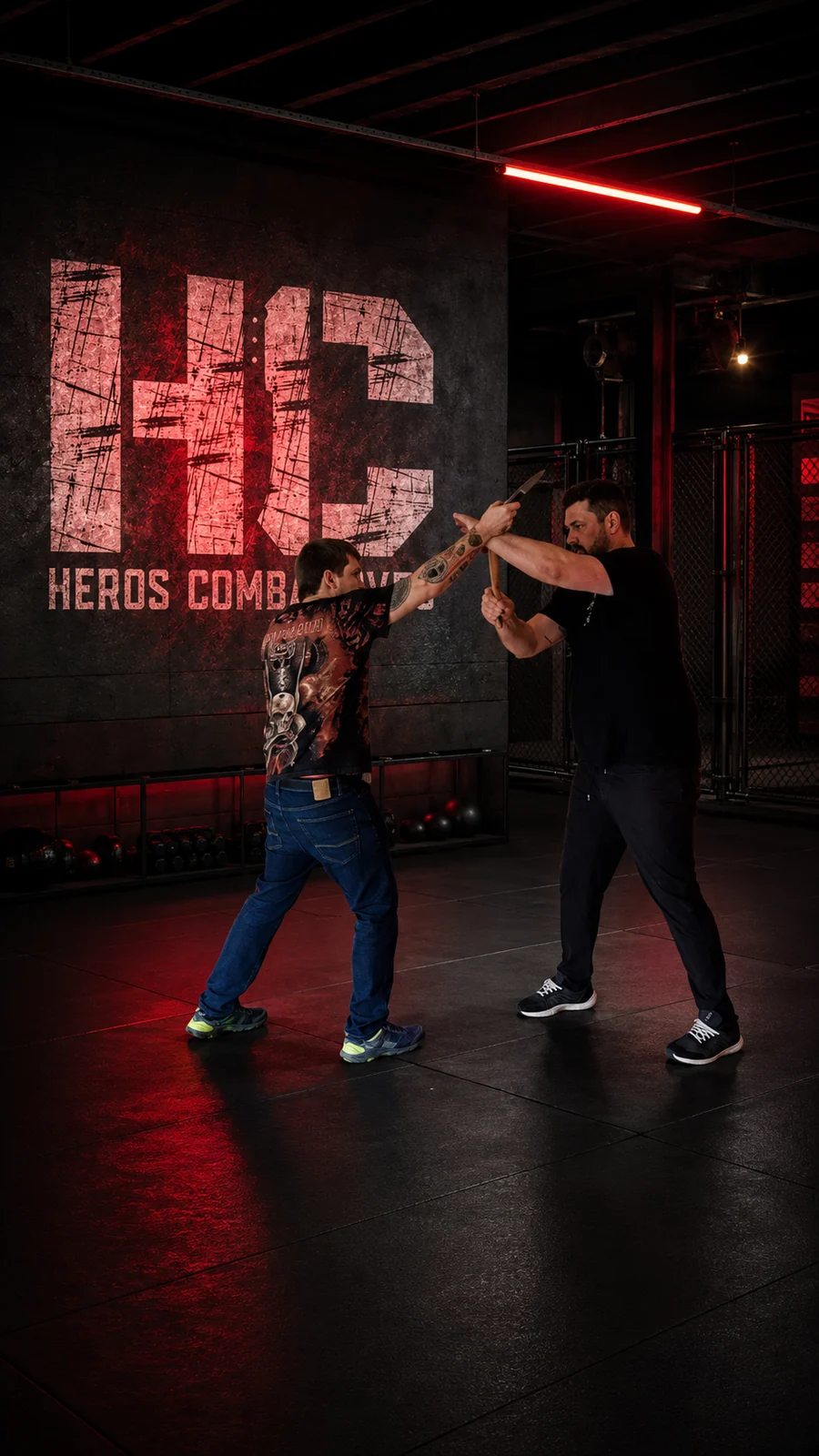 Stage combat au couteau 3h HEROS Combatives